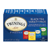 Twinings Of London Classics black tea variety pack, 20 tea bags, 5 per flavor Full-Size Picture